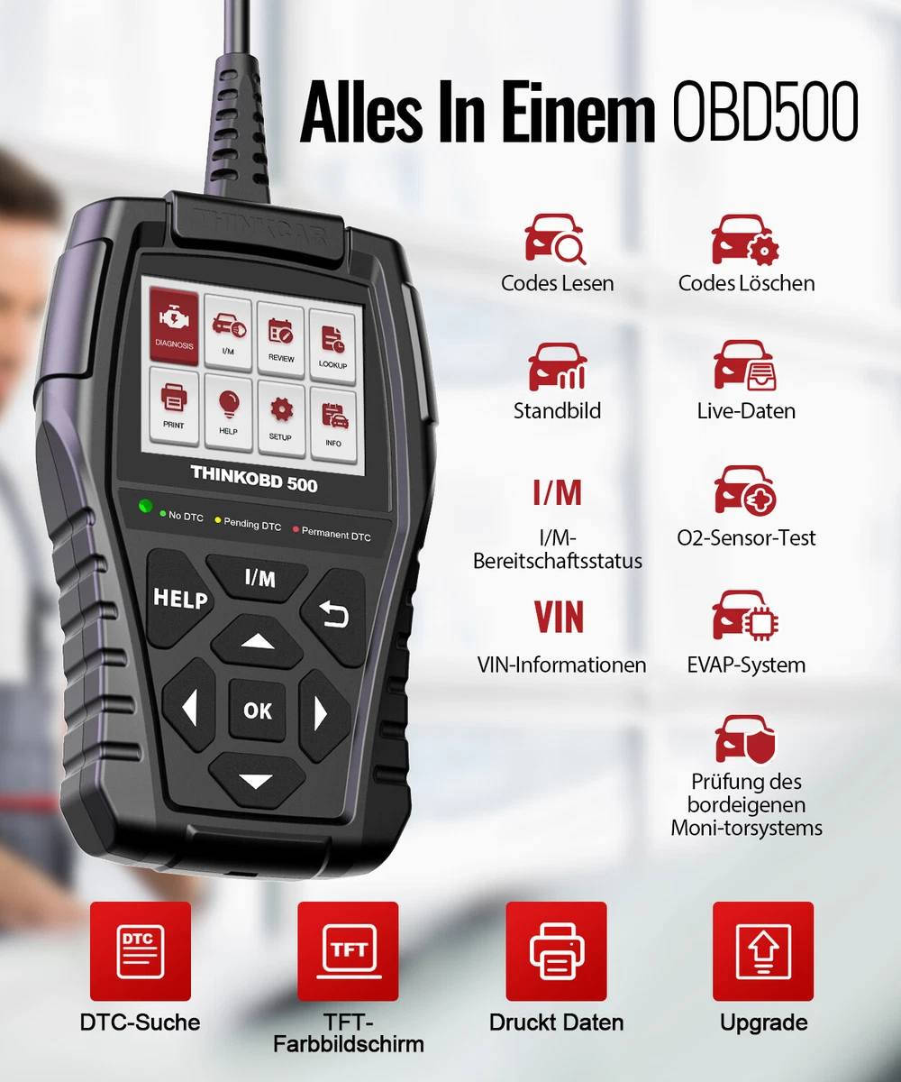 ثينك كار ماسح ضوئي OBD2، احدث اداة مسح ثينك او بي دي 500 لعام 2022، وظائف OBD-II كاملة، قارئ رمز المحرك، يغطي اكثر من 100,000 سيارة، قراءة/مسح الرموز، بيانات حية 2 في 1، تحديثات مجانية، اسرع واسهل


**إذا كنت صاحب هذا الإعلان وتريد حذفه لأي سبب، رجاءا أرسل رسالة إلى الدعم الفني**