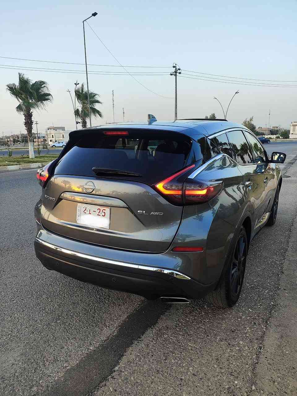 نيسان مورانو 2023
مواصفات SL
الضرر كما موضح بالصور بدون صبغ
فتحة سقف بانوراما
حساسات امامي وخلفي
5 كامرات محيطية 360
كشن جلد وخزن
رادارات امامي وخلفي وجانبي
جنطة كهربائية وفتح بالقدم
ماشية 41 الف ميل 
كاتي تترقم سليمانية او اربيل او دهوك 
السعر 170$
العنوان كركوك شارع المعارض 
***********
***********
