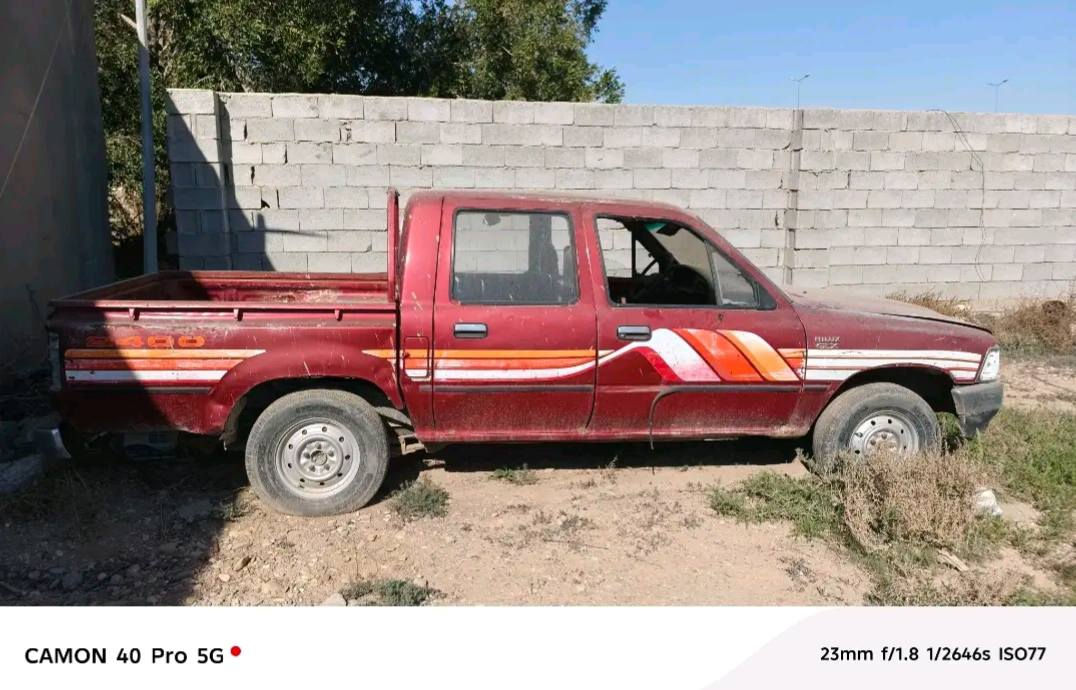 السلام عليكم بيكبات ادوات مال مزاد مكفولات الحمره مكفوله مكينه وگير شغاله عوزها بس باتري وتايراتها كاعده والبيضه ابيعها كوم حديد ثنيناتهن موديل 94 اي استفسار الإتصال على الرقم ***********
