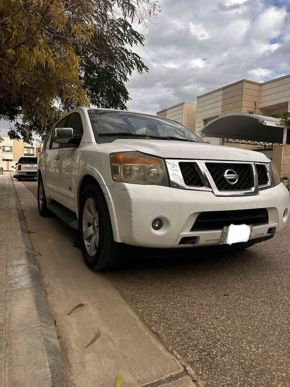 نيسان ارمادا خليجي فئة LE موديل 2009 بدون صبغ رقم قادسية الماني باسمي محرك وكير جدد ( حاوية ) سنوية لغاية 2028 مواصفات LE معروفة 
السعر 135 
مكان السيارة كربلاء المقدسة
***********
