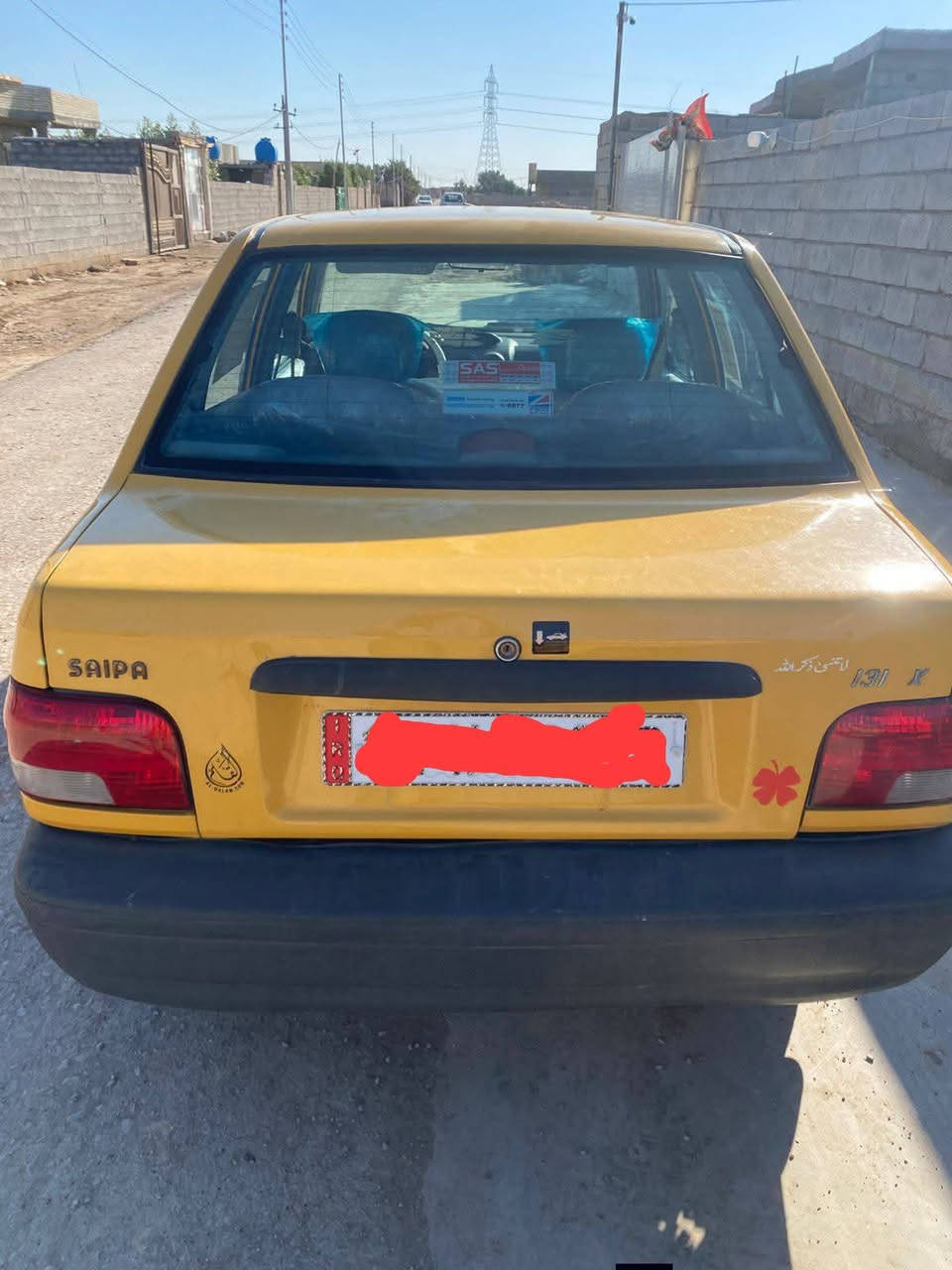 سايبه للبيع موديل ٢٠١٥ هيئه وغرامات صفر رقم انكليزي سنويه ل٢٠٣٠ صدر امامي وتاير امامي جديد منضومه غاز
بيه جاملغ امامي رش ومحرك بيه تبخير قليل سياره حلوه ونضيفه لسعر31  وبيه مجال لشراي
رقم ‏‪***********‬‏ 
لعنوان بغداد صليخ  تواصل على الرقم مستعجل على بيعتها
