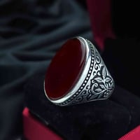 خواتم فضة • عقيق يماني • صنعاء