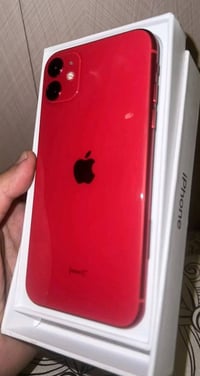 11 عادي لون احمر الجهاز مكفول شاشة بطارية 82 فيس ايدي شغال بس السماعة ...