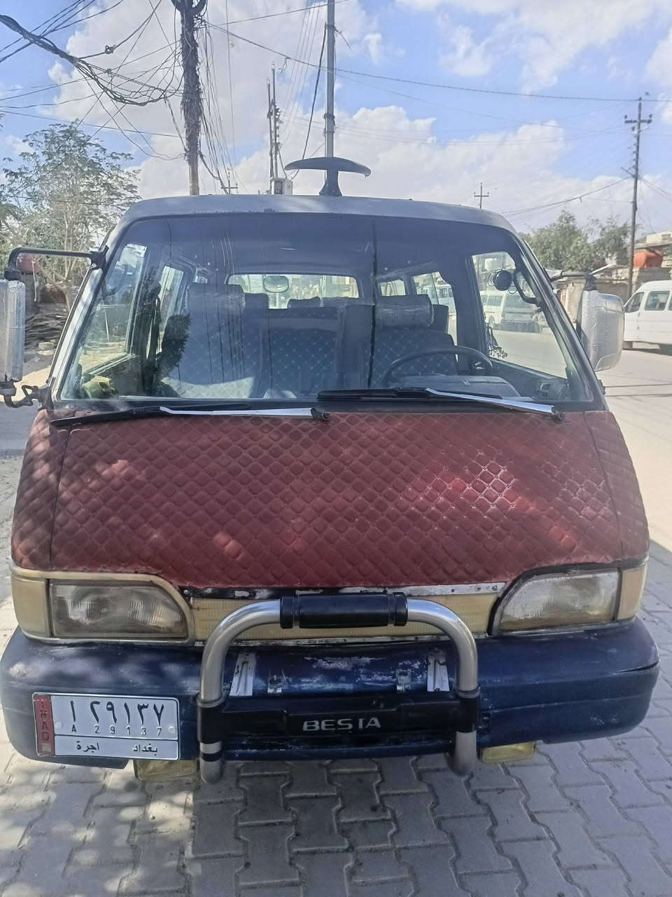 سلام عليكم كيا بستا للبيع 
مديل 1996 السنويه نهاية 2027 
كير ومكينه مكفولات رقم بغداد
السعر ,32 وبيه مجال الطيبين 
العنوان كربلاء 
الرقم ***********
