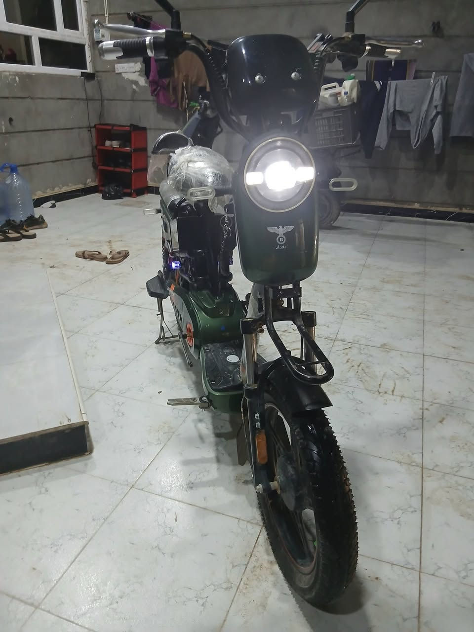 السلام عليكم بايسكل للبيع 4بطاريات نظيف المكان ديالى المقداديه الاتصال على الرقم ***********
