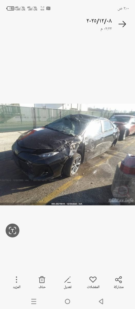 كورولا موديل 19 امريكيه السعر.   ٩٠.  رقم بصرة الجديد.  *********** بغداد
