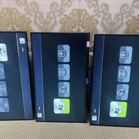 شاشات علانات مطاعم عاكسة ضوء سعرهن كلهن 350 عدد 3 07707006001