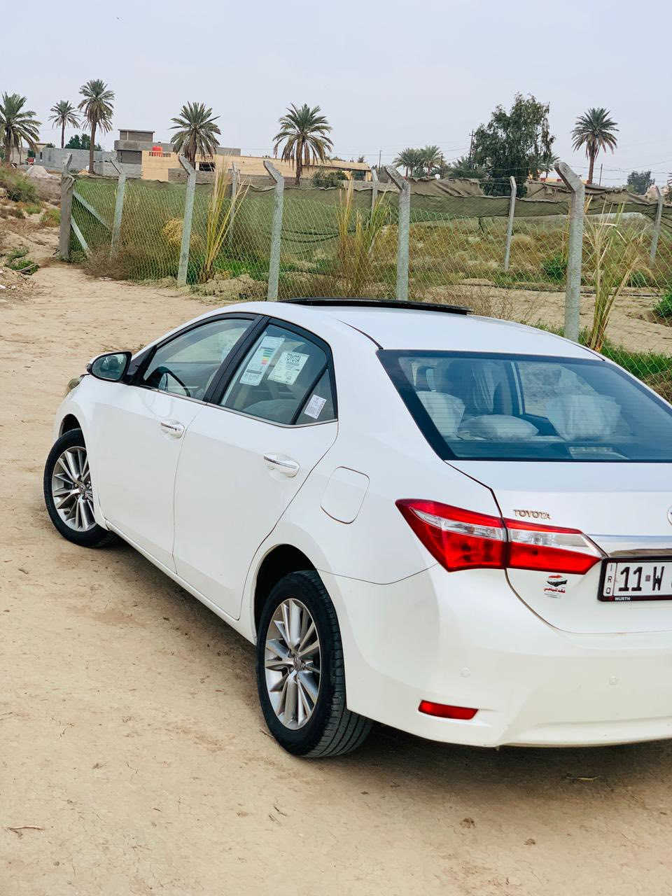 سلام عليكم كورلا موديل 2014 خليجي شركه ساز فول مواصفات كير محرك تبريد كفاله  تخم تاير صدر خير من الله 
مواصفات بصمه بيبان ترحيب  بصمه اشاير بالمري حساساس خلفي تحكم ستيرن   تثبيت سرعه محرك 2000
تحويل مباشر باسمي 

السعر115 وبيها مجال شي قليل  
 مكان السياره بغداد  
رقم الهاتف ***********
