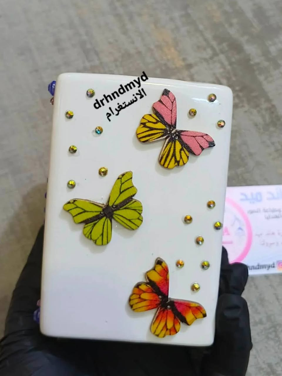 مبخرة حسب الطلب ✨️🎁
هدايا عيد الأم 
متوفر توصيل جميع محافظات العراق 🚗
لا احلل اخذ تصويري 🚫🚫
متوفر رسم حسب الطلب 
#العراق #اكسبلور #مشاهير #هدايا #ترندات


**إذا كنت صاحب هذا الإعلان وتريد حذفه لأي سبب، رجاءا أرسل رسالة إلى الدعم الفني**