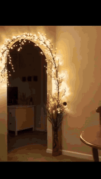 ✨🌳 اضاءة LED بشكل شجرة فنية وأنيقة! حوّل أي زاوية ببيتك لتحفة ضوئية سا...