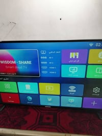 شاشتين حجم 43 انترنيت يوتوب شغال والثانيه حجم 24 المكان بغداد جسر ديال...