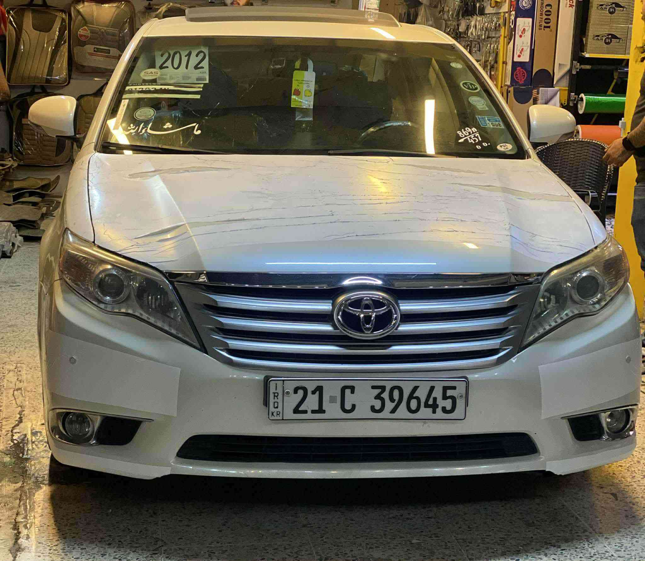 توێتا ئەڤەلۆن ٢٠١٢ فولل مواسفات قەباخ ڕەش    شەش سیدی یەک چاملخ بۆیاخە بۆ ژورێ بێ ئیرباگ لەگەڵ سێ پەڵەی بچوک سارد .. کۆبۆنی بانزینی کەرکوکی هەیە .. 
هەموو شتی بەشەرت 

*********** 

پەیوەندی بکەن بە ساحێبی
نرخی ٢٠٥$ مامەڵە شمشمل, السليمانية
