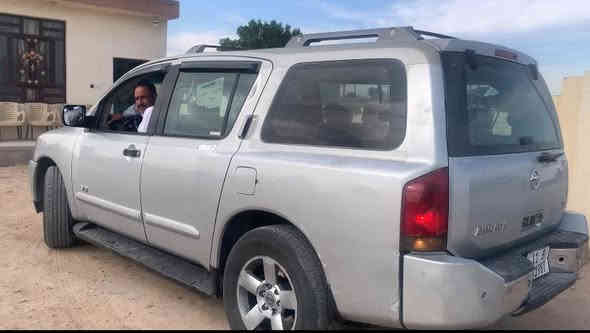 رمادا نيسان موديل ٢٠٠٦ مكفوله صبغ الشركه تبريد مركزي وارد أمريكي محرك ٨  سلندر وفول مواصافات السعر .٩ورقه وبيهه مجال للشرايه  ***********
