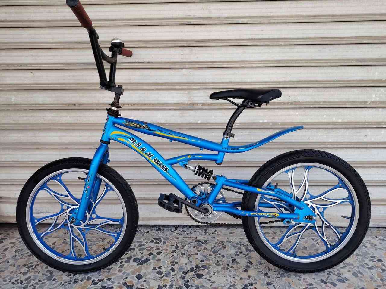 شركة كوبرا العالمية حجم 20
الوياله ويل وكب فولاذي اصلي مسطرة / الدبل شغال / تيرات حجم عريض ابلادي المكينة بريك أثناء رجوع البايدار منهه وبيهه
الفريم حديد مقوى بايسكل كامل اي نقص مابي السرج جديد .
السعر 50 ألف قفل
مكاني البياع .. ساحة درويش .. حي التراث قرب السوق .. للتواصل خاص او على رقمي .
***********
