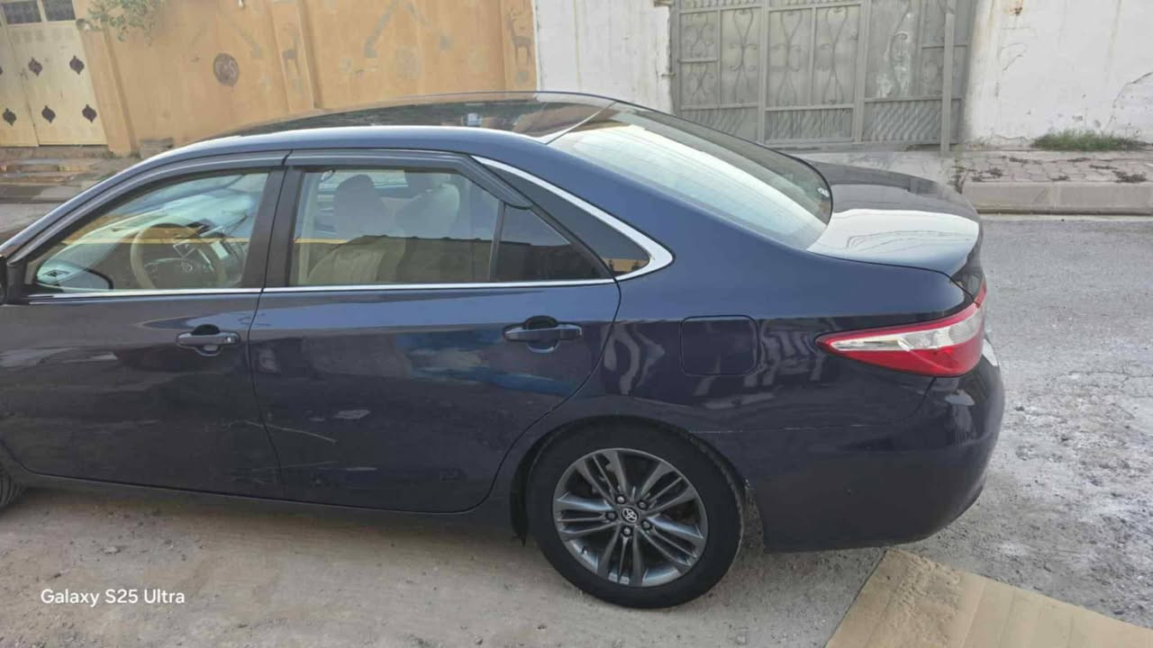 كامري 2017 موصفات Le  بيع فقط بدون مراوس
بدون دواخل بدون شواصي
 ايرباك مرجع سستم
رقم سليمانية الجديد ، ماشي 195km الف   ، صور الحادث والسونار بالمنشور   السنويه لل 2030   شرط تحويل
 السعر 160  بيه مجال بسيط 
مكاني كركوك
للاستفسار ***********
