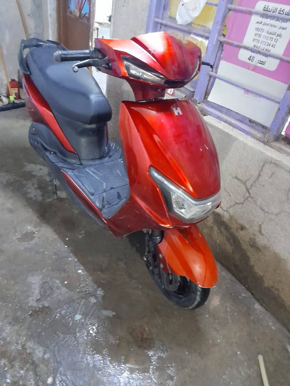 السلام عليكم دراجه سكنس شحن للبيع مكاني بغداد البلديات الملف 1500‪ W حقيقي 5 بطاريات مسطرة
3 نمر سرعه 60 حقيقي بل شحنه الوحده 40 كيلو حقيقي الدراجه نظيفه ومابيه اي نقص السعر 500‪
وبي مجال للطيبين الرقم  ***********‪ 
للتواصل واتساب فقط
