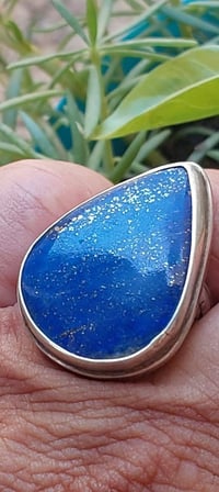 لازورد افغاني • قياس ٢٣-٢٤ • صياغه يدويه ثقيله