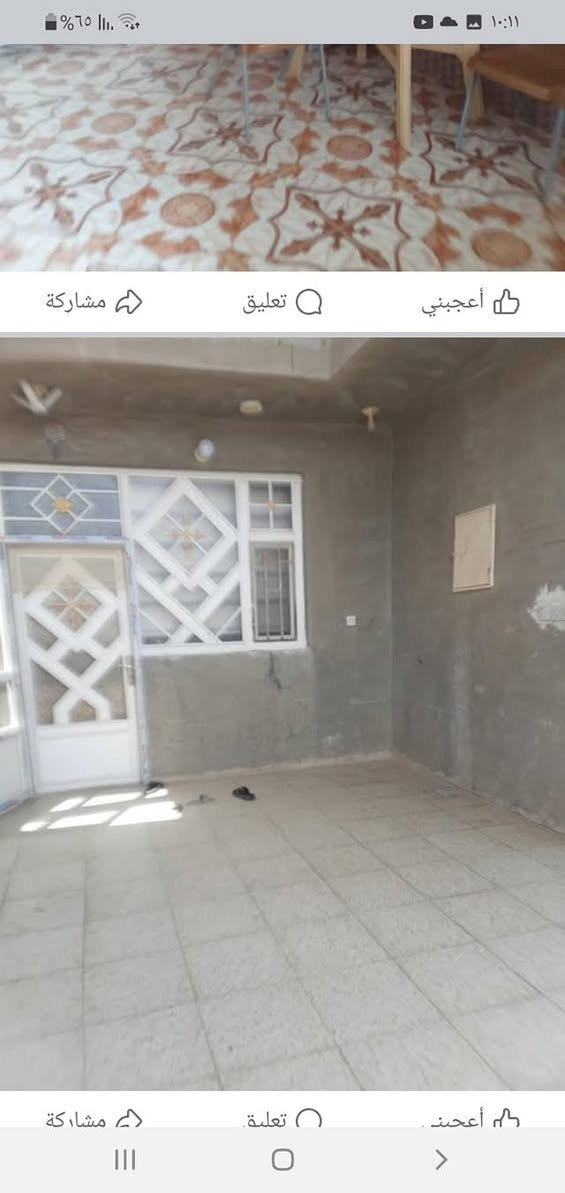 بيت للبيع ركن مقع مميز المساحه ١٧٨ الواجهة ١١ونص والنزال ١٥قاطين الشهداء شارع الاطلال خلف جامع البرار شارع ٣٠يتكون غرفتين واستقبال ومطبخ وصحيات داخليه وخارجيه القاط الثاني نفس البناء بنا حديث ٢١٧ الاتصال على الرقم *********** اليجي شوف البيت ونطي السعر
