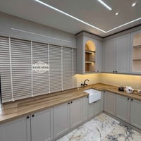 عندما تختلط الفخامة بالرقي، تأتي ستائر الجالوزي الخشبية الطبيعية من ون...