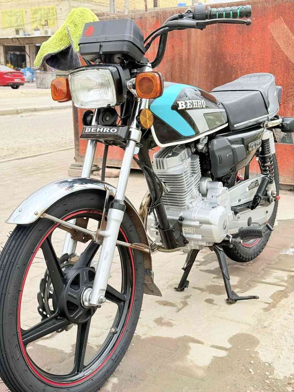 سلام عليكم دراجه مال ايران بيهرو ١٥٠حجم 5 نمر مكفوله مامفتوحه سعره خاص او انتصال رقم /***********
