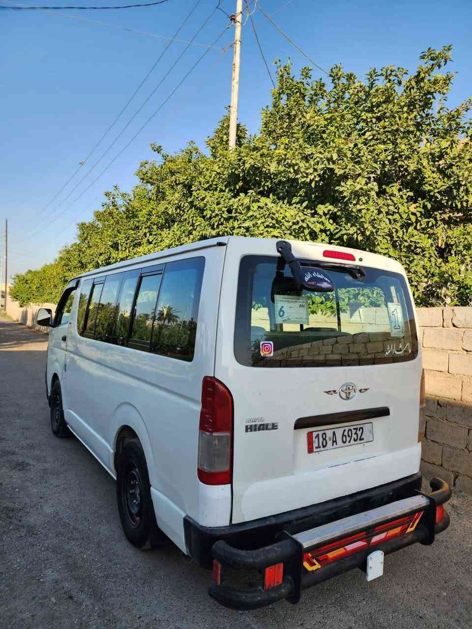 سلام عليكم للبيع هايسه زعره موديل 2009 كير محرك اكسن خير من الله تبريد شغال رقم بابل نكليزي تحويل ثاني يوم مصفره هيئه ومرور بيها بارد بصفحه طويله يم البك +صبغ باب سايق العنوان بغداد اطراف الشعله ***********//***********:::: السعر 160 بيها مجال للشراي
