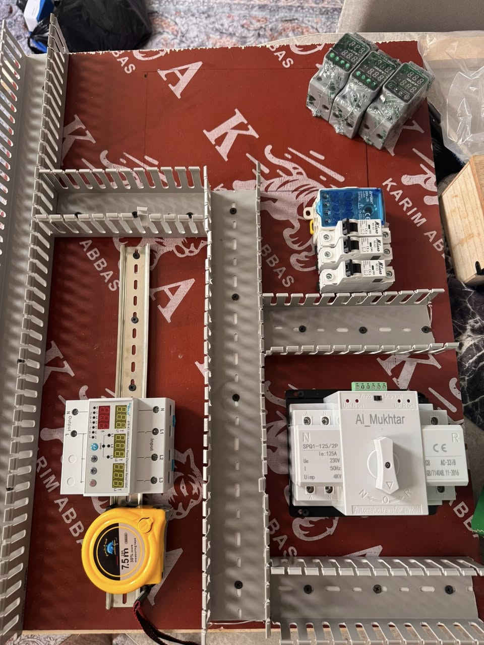 تم ولله الحمد  اعادة عمل بورد بيت الاخ محمد في منطقة العامرية
وربط رافع فولتية 
واستخدام جميل وسائل الحماية والامان 
واعادة توزيع الاحمال من داخل المنزل 
مهندس مهند 
تاسيسات كهربائية بوردات عادي و ats
عمل منظومات ايرث 
عمل بوردات للسيارات الشحن tesla and plug in 
مهندس مهند 
مهندس كهرباء
ووكيل شبكة النجوم الرابعة


**إذا كنت صاحب هذا الإعلان وتريد حذفه لأي سبب، رجاءا أرسل رسالة إلى الدعم الفني**