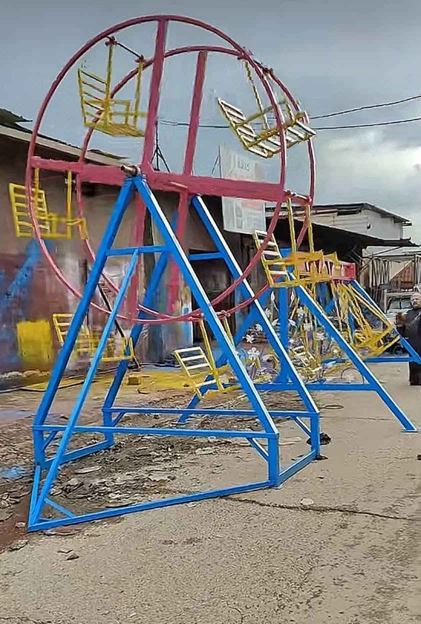 العاب  
مراجيح  مسطبات كراسي  منقلات شواء مزلحكانه ميزان سفينه 
داخل الصفحه اكثر من 600 تصميم
ديالى /بهرز
شغل حسب الطلب الاسعار حسب الحجم والتصميم 
للاستفسار
مراسلة الصفحه أو
✅واتساب ***********
🔴توجد خدمة توصيل جميع المحافظات
