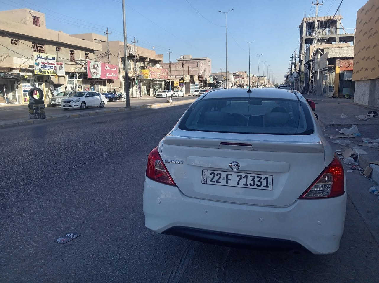 سلام عليكم نيسان صني  مديل 22
محرك كير تبريد  مكفولات   رقم اربيل تريد وكاله تريد تحويل  مضمون  بيه 3 قطع  صبغ  فقط رش  سعره98 بيه مجال  للشراي  للاستفسار ***********
