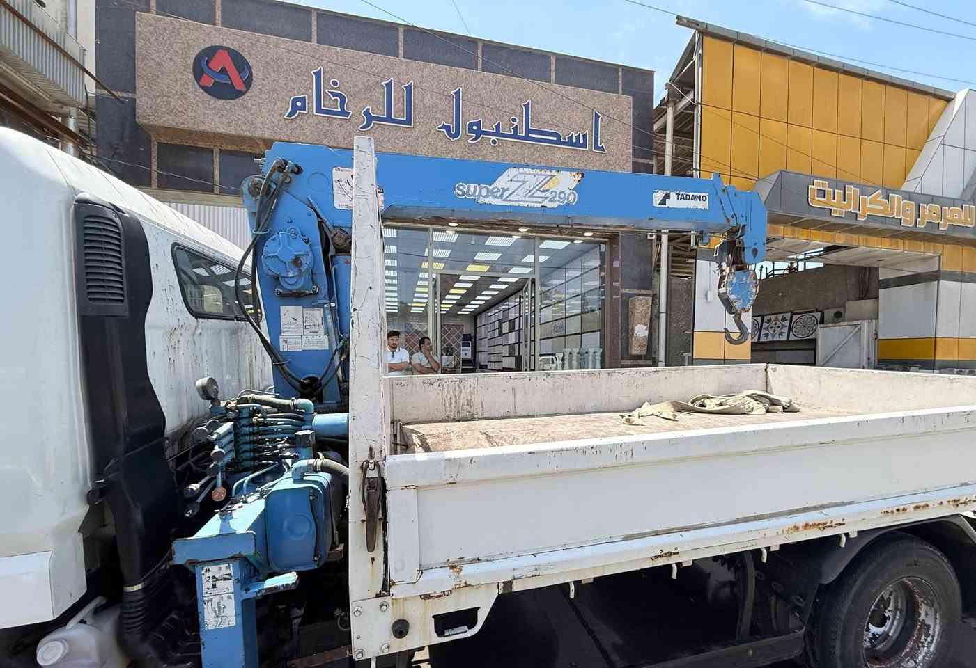 للبيع
كنتر كرين 2010
باسمي جاهزة
كرين 2900
تخم تاير 
مكفولة
كير ومحرك واكسل وشاصي
***********
