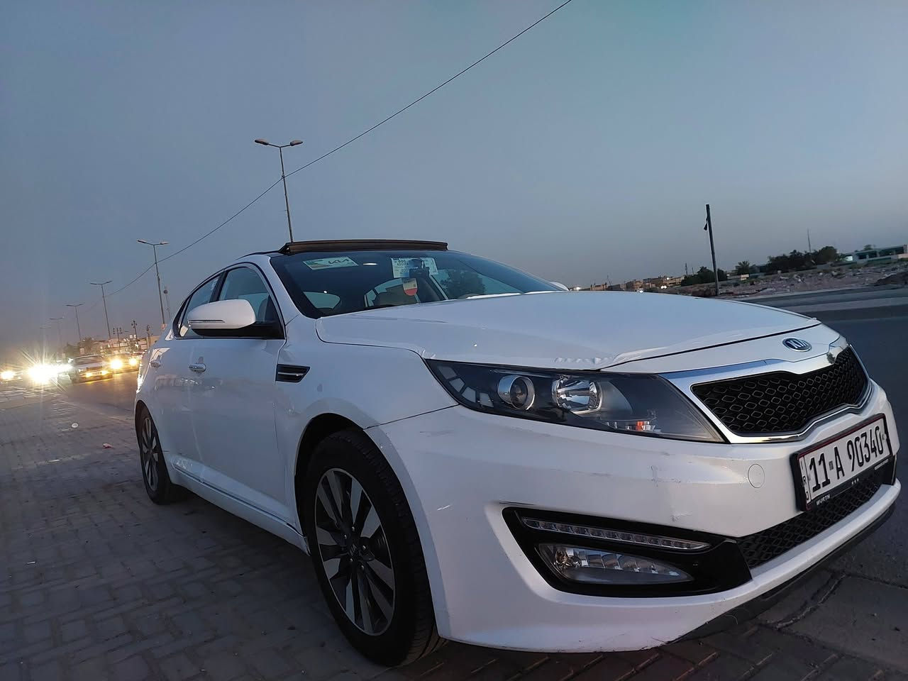 اوبتما 2013 خليجيه. 
فول موصفات للاخير.. 
بصمه.. 
بنورما.. 
بجم لد وبك لايت لد.. 
محرك 2400 دوش.. 
ويل كب چبير.. شاشه وكامررتين 
خلفيه واماميه داش كام.. 
مري شفط.. 
ترحيب بل المري.. 
شاشة اعطال.. 
السياره جديده وجاهزه 
محرك كير خير من الله كفاله كله دهن لكي مولي ادير.. 
بيه 3 قطع صبغ مكاني بغداد الكرخ شهداء البياع... 
منظومه تبريد جدبده كله كوري.. 
السعر ب 104 وبيه مجال بسييط 
خليجيه السياره.. 
***********
