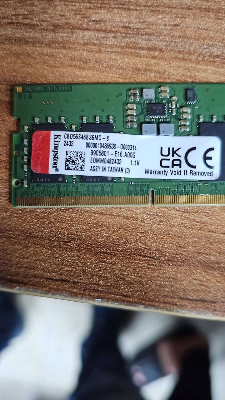 ٣ قطع ddr5 شرط فحص توصيل متوفر كل العراق


**إذا كنت صاحب هذا الإعلان وتريد حذفه لأي سبب، رجاءا أرسل رسالة إلى الدعم الفني**