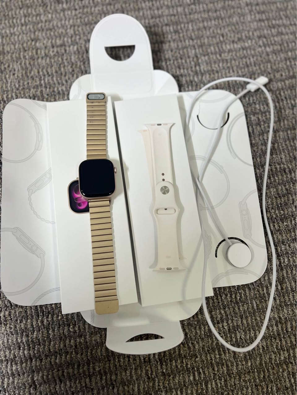 applwatchsers 11  46 mlim patre 100🔋
ئه پل وه تچ سيرس ١١  ٤٦ مليم پاتري ١٠٠🔋
زه ماني ١٠ مانگي مايه زور كه م به كار هاتيه❤️
كارتون و كامل ئه شيا ئه و ده سكه جنجيره ش🔥
٣٠٠$ كه ميك مه جال
*********** أربيل, العراق
