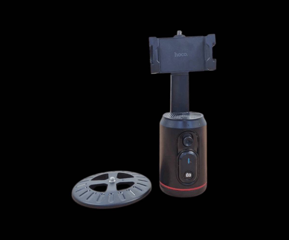 ستاند تصوير رائع مع جهاز تتبع أوتوماتيكي، يوفر لك القدرة على تصوير مقاطع فيديو بجودة ممتازة وتحكم سهل عبر تطبيق. يأتي مع تصميم أنيق وأنيق بلون أسود، مما يجعله مثالي لجميع أنواع التصوير سواء الداخلي أو الخارجي. مثالي لأصحاب المحتوى على وسائل التواصل الاجتماعي أو تصوير اللقاءات الشخصية عن بُعد.