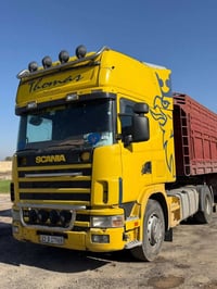 للبيع سكانيا موديل 2002 مكفولة كفاله عامة مكينة كير كفالة عامة رقم أرب...