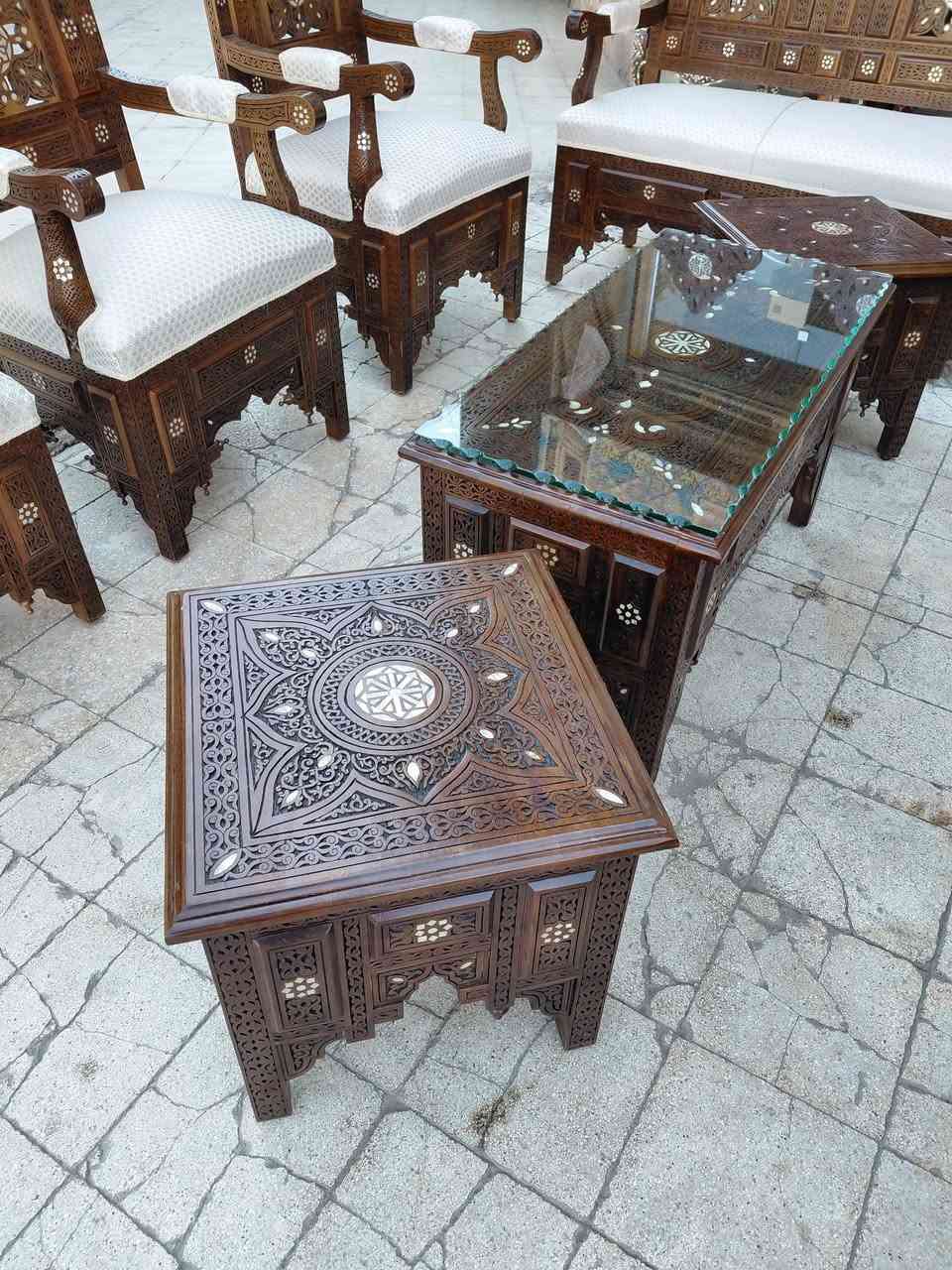 عرض خاص طقم عرابي صدف ثلاثية و 6 كراسي و طقم طاولات عدد3 واحد كبير و 2 صغيره صدف سنان بحري و حفر يدوي خشب جوز و بسعر مغري التواصل على الرقم و يواجد توصيل و شحن عام و موديلات تانية موجودين في دمشق 00963938435361


**إذا كنت صاحب هذا الإعلان وتريد حذفه لأي سبب، رجاءا أرسل رسالة إلى الدعم الفني**