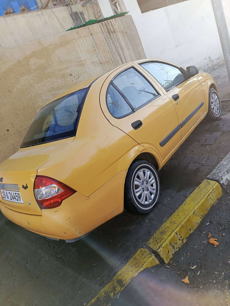 السلام عليكم 
طيبه موديل 16 كربلاء باسمي سنويه لل30 هيئة مصفره غرامات سياره حلوه 
السعر 47 
للاستفسار ***********
