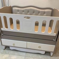 سرير طفل • دوشك جديد • مصدات