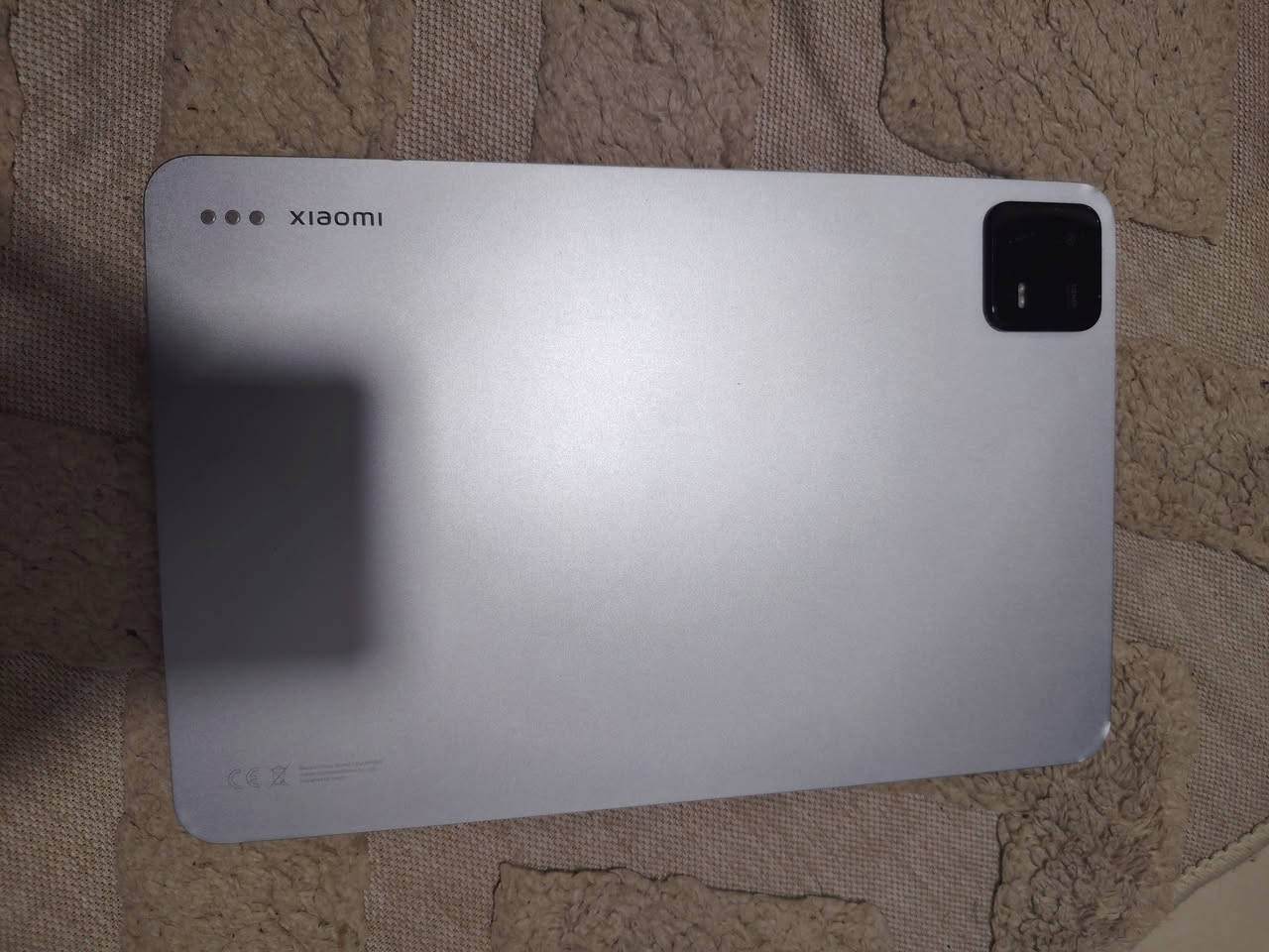 شاومي باد 6
الذاكره 256

العشوائيه 8

لون سمائي

الجهاز يجي ويا شاحنته الاصلية اضافتاً للكارتونه.

بي شكم انعواج خفيف بل صفاح مثل ما موضح بل صور
ابد ما مأثر على اداء الجهاز، ضمان الفحص

الايباد مستعمل على گد الدراسة

السعر : 290 الف وبي مجال للشراي

***********
