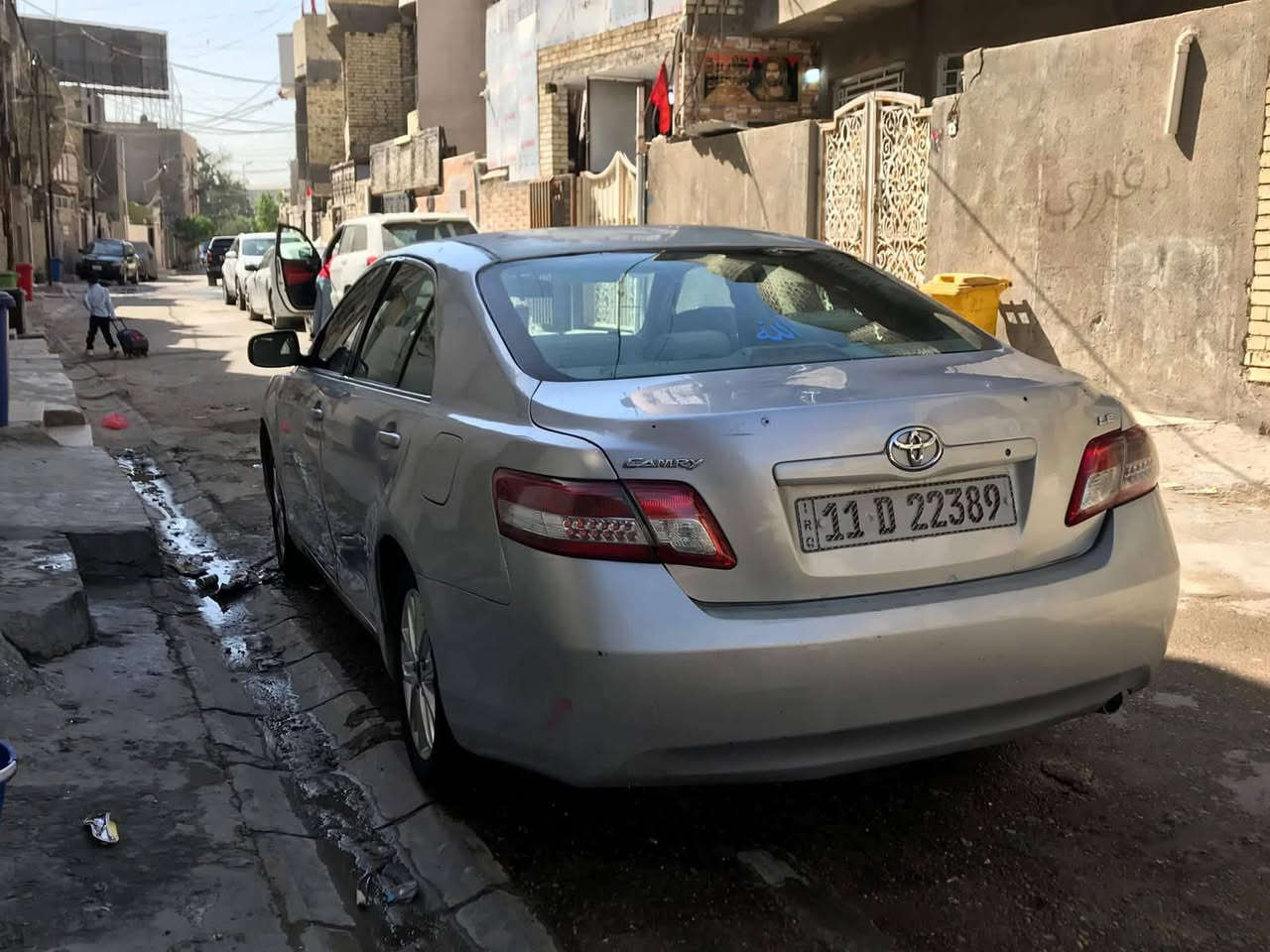كامري 2008LE للبيع مصبوغه عام
كير طابوكة جديد ومكينه 2400 طابوكة جديدة اثنينهن كفالة
تبريد شغال ثلج بيهة معجون بالتكم والقمارة مكفوله من الكلبة ومن الكص 
رقم جديد هزة جديدة 
السيارة مبيهة اي نقص جاهزة من كلشي 
مكاني بغداد الحبيبية 
رقمي ***********
