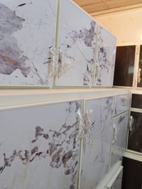 كاونتر ٣و٢ قطع • مبطن خشب السنك • توصيل كربلاء