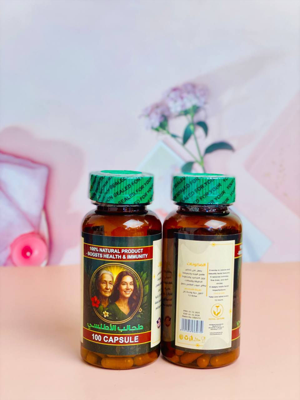 ✨ طحالب الأطلسي… سرّ الصحة والجمال من قلب المحيط! ✨ لمحاربة الشيخوخة والتقدم في العمر 

منتج طبيعي 100% غني بالمعادن والفيتامينات التي يحتاجها جسمك يوميًا.

✔️ يقوّي المناعة
✔️ يعطيك طاقة ونشاط
✔️ يدعم الهضم
✔️ يحافظ على نضارة البشرة والشعر
✔️ يساعد على تنظيف الجسم من السموم

💚 مناسب لجميع الأعمار
💚 منتج طبيعي وآمن
💚 عبوة 100 حبة تكفي لمده 3اشهر
المنشأ أمريكي الأصلي 🇺🇸


**إذا كنت صاحب هذا الإعلان وتريد حذفه لأي سبب، رجاءا أرسل رسالة إلى الدعم الفني**