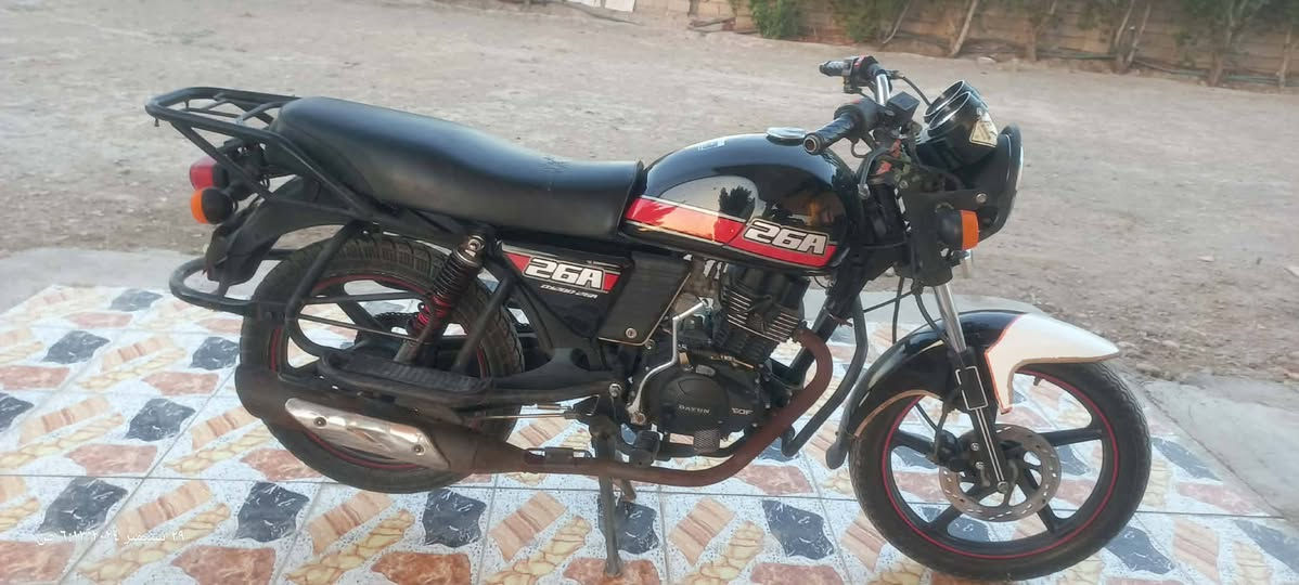 السلام عليكم للبيع دايون فحل  موديل 20 اوراق اصولي شرط ترقم مكفوله كفاله عامه   محرك 200 محركهه بل جيس دراجه اصبانه ما ممدوده عليه مكان حله ناحيه النيل الموشراي لا يعلق اصلاً السعر اتصل وبيك خير وتدلل ***********
