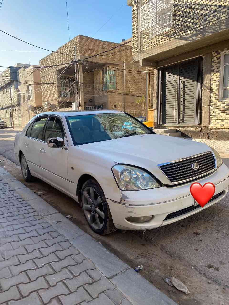 سياره لگزز مديل2001
نضيفه گير ومحرك مكفول مكينه8سلندر  سعر75وبيه مجال 

سياره نضيفه كلش مثل ماتشوفون مكاني نجف ***********
