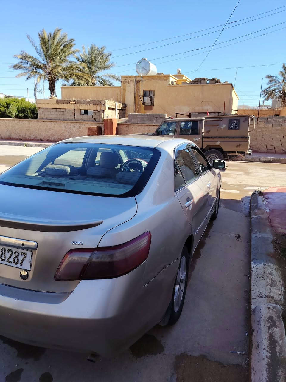 كامري 2007 للبيع
85$ وبيها مجال مصبوغه حزام

كير محرك  كله تمام طخم تاير

محرك 2400
رقم بغداد انكليزي الجديد
سنويه 2030
للتواصل ***********
