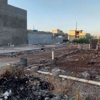 للبيع قطعة ارض المساحة ٢٠٠ متر ١٠م × ٢٠م او ممكن بيع ١٢٠ او ١٠٠ متر او...