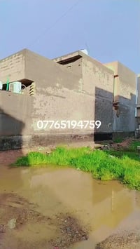 قطعه أرض للبيع المساحه 100 م الواجهه 5 والنزال 20 الموقع 📍 بغداد الراش...