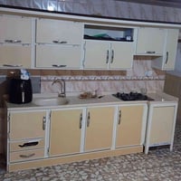 كاونتر مبطن • طباخ ستيل • نجف