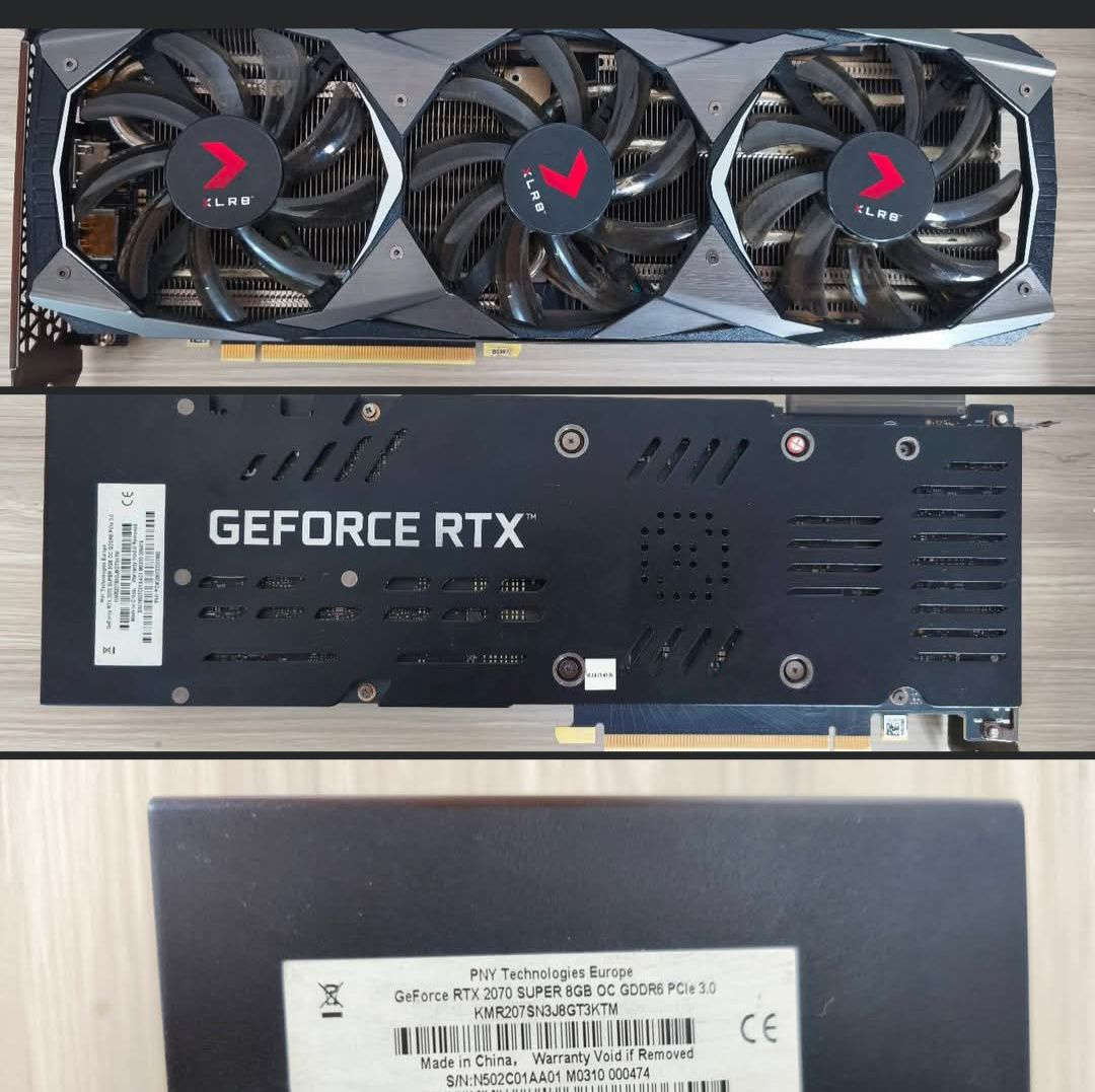 كارت شاشهrtx2070s oc 
 كارت غير مفتوح
أقصى حراره 78
سعره الكارت300الف


**إذا كنت صاحب هذا الإعلان وتريد حذفه لأي سبب، رجاءا أرسل رسالة إلى الدعم الفني**