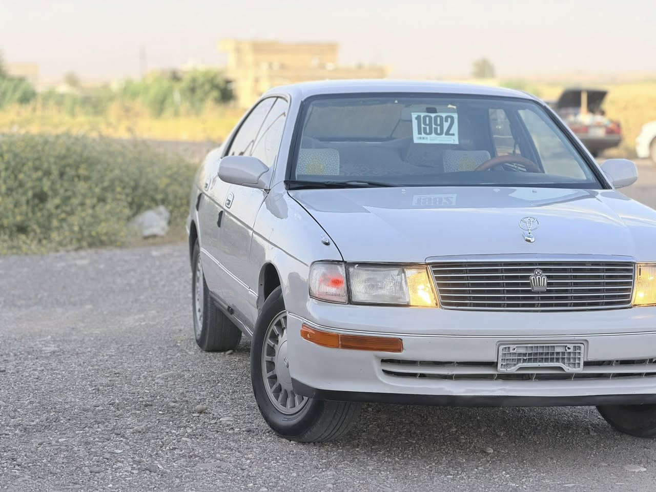السلام عليكم
تويوتا كراون بطة موديل 1992 رقم صلاح الدين الماني سنوية لغاية 2028 شرط الوكالة والتحويل الشرعي بالديرة ……..
كير ومحرك بشرط لاصرف ولانفخ بدون عيب 
طخم تايرات وحدادية جديد وجاهز 
غرفتها جداً ممتازة ونظيفة 
دبل ولوي أصلي 
قفل مركزي شغال + ريمونت 
السيارة كان بيها تقحيل ورشيتها صبغ عام للجمالية شرط 
والسيارة مكفولة من اي عيب جاهزة وماتحتاج مصرف 
السعر 53$ وبيها مجال بسيط وترهم مراوس 
للاستفسار "" ***********
⛳️الموقع: نينوى / القيارة / قرية الشبالي

