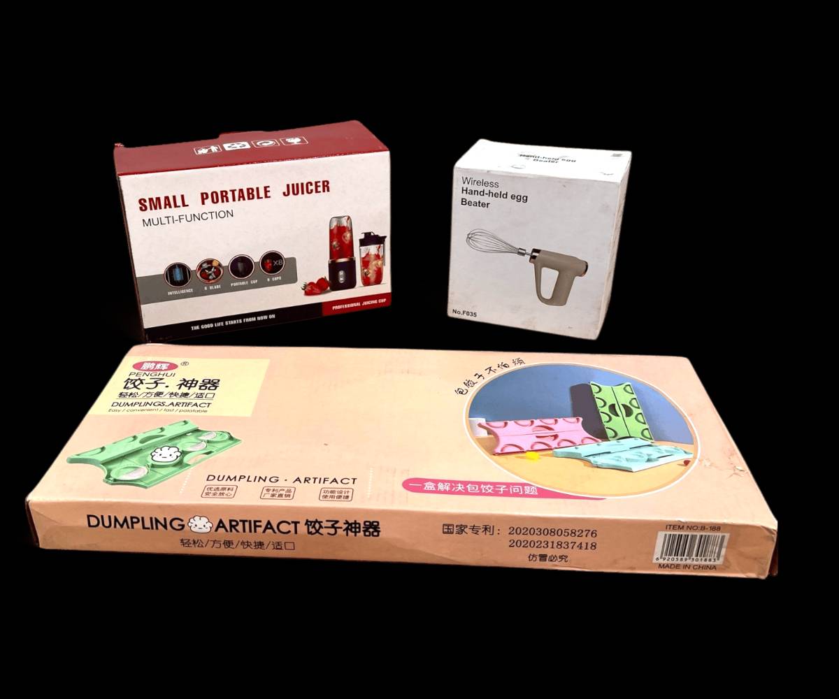 عندي خلاط عصير محمول متعدد الوظائف، مثالي للاستخدام في المنزل أو أثناء التنقل. يجي مع أكواب بلاستيكية شفافة وشفرات حادة مصنوعة من الستانلس ستيل لسهولة التحضير والتنظيف. بالإضافة إلى ذلك، يجي معه مضرب بيض لاسلكي لتسهيل الخبز والطهي. وأخيرًا، صينية لتشكيل السمبوسة أو الكيك، مع تصميم يساعد على الإنتاج السريع والناس يحبونه.

لا تترددوا بالاتصال لمزيد من التفاصيل!